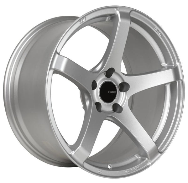 Enkei Kojin 18x9.5 Matte Silver Wheel - 15mm Offset, 5x114.3 Bolt Pattern