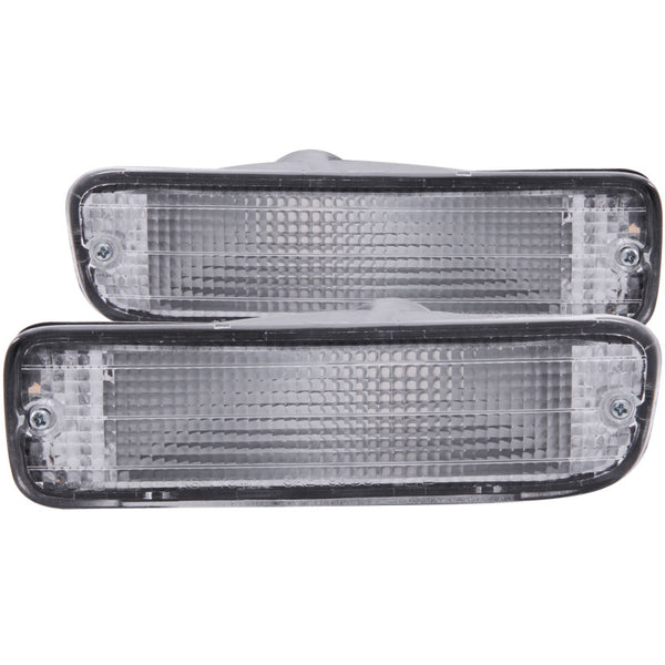 ANZO Euro Parking Lights Chrome Housing 1995-1997 Toyota Tacoma