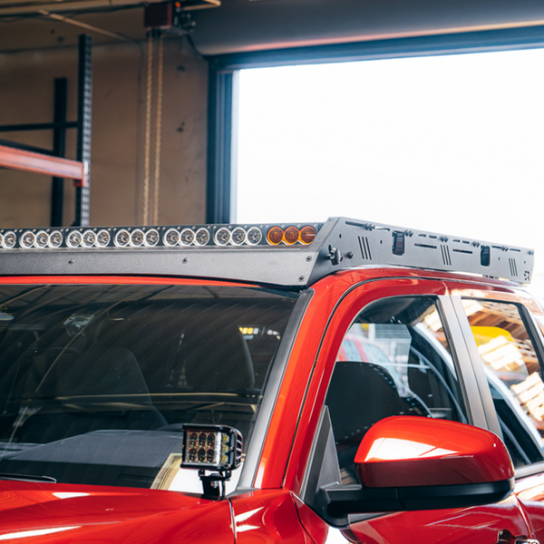 Cali Raised 2024 Toyota Tacoma Premium Roof Rack with Lighting Cut Out