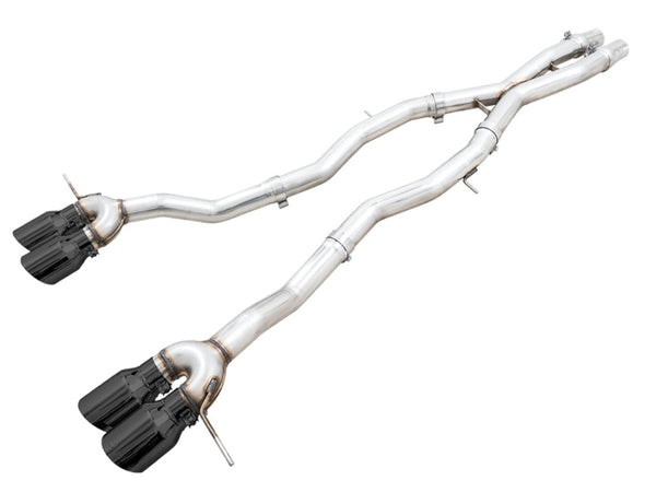 AWE Track Edition Catback Exhaust for BMW G8X M3/M4 Diamond Black Tips