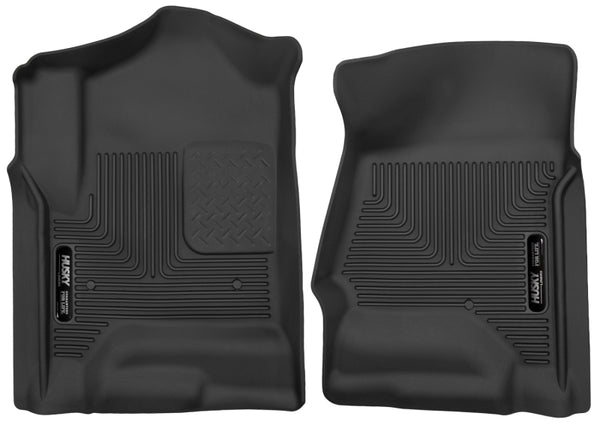 Husky Liners Front Floor Liners for 2014 Chevrolet Silverado 1500 / GMC Sierra 1500 - Black
