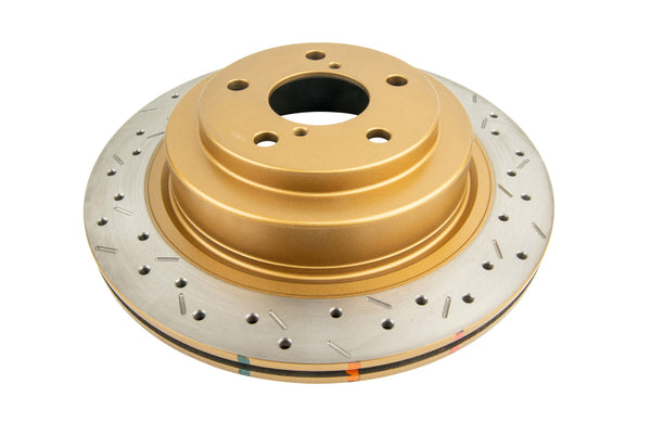 DBA 4000 Series Rear Drilled & Slotted Brake Rotor for WRX (06-07) & LGT (05-08)