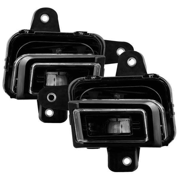Spyder 23-25 GMC Sierra 1500 OEM Style LED Fog Light w/ Switch - Clear (FL-GS2023-LED-C)