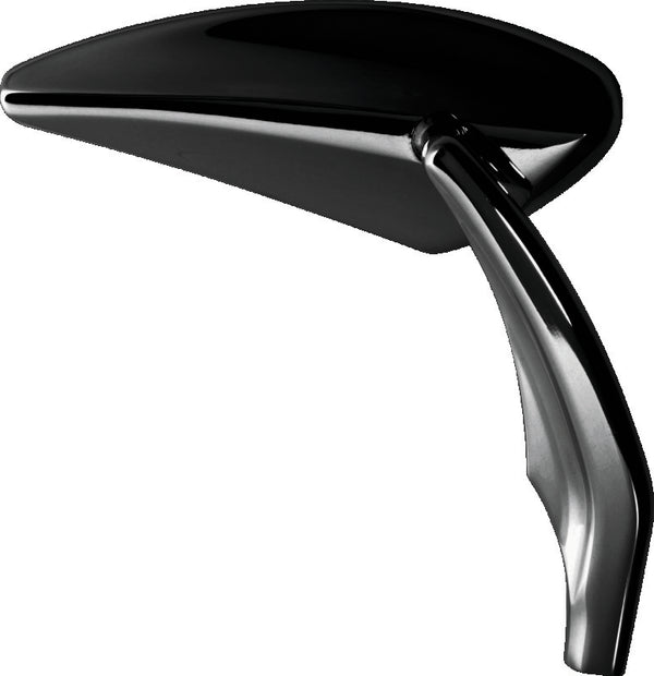 Performance Machine Mirror Assy Right Torque - Black Ano