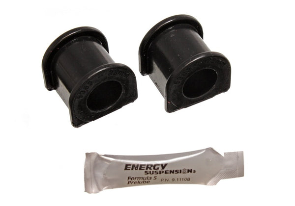 Energy Suspension Polyurethane 22mm Front Sway Bar Bushings for 96-00 Honda Civic/CRX - Black