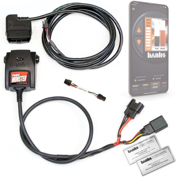Banks Power Pedal Monster Throttle Controller Kit 07-19 RAM 2500/3500 & 11-20 Ford F-Series 6.7L