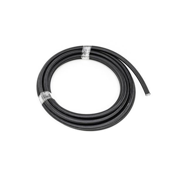 DeatschWerks 8AN Black Nylon Braided PTFE Hose - 20 Feet