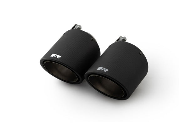 Remus Carbon 102mm Short Style Angled w/Titanium Internals Tail Pipe Set (Pair)