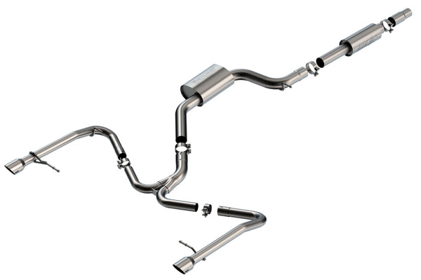 Borla Cat-Back Exhaust for 2019-2021 VW GLI 2.0L S-Type with 3.5in x 5.5in Tips