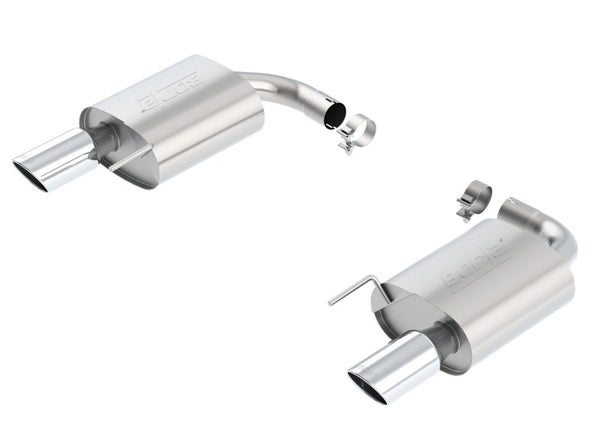 Borla S-Type Axle Back Exhaust for 15-17 Ford Mustang GT 5.0L V8 MT/AT 2.5in Pipe 4in Tip