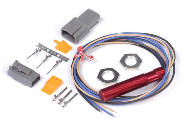 Haltech Red Single Channel Hall Effect Sensor M12x1.0 - Wheel Speed/Crank/Cam