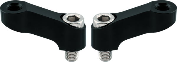 BikeMaster 10mm Mirror Extension Pair - Black