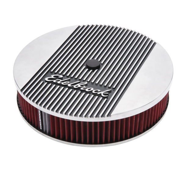 Edelbrock Elite II 14-Inch Air Cleaner with 3-Inch Element - Polished