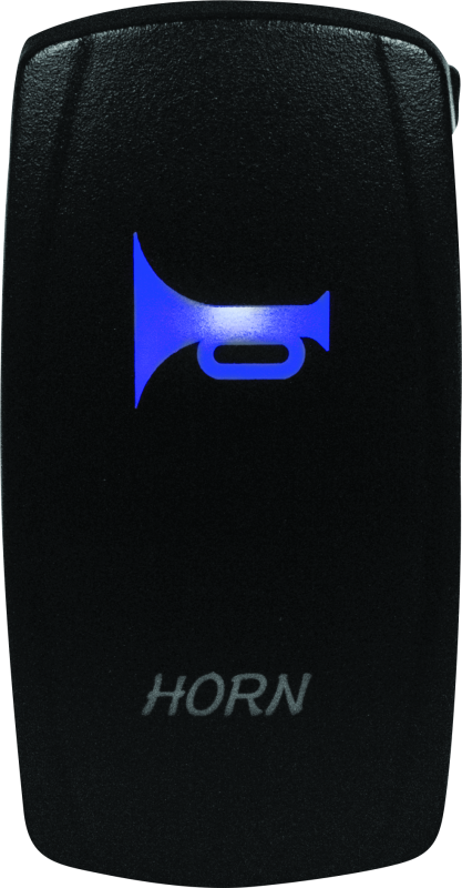 DragonFire Racing Lighted Horn Switch - On/Off - Blue
