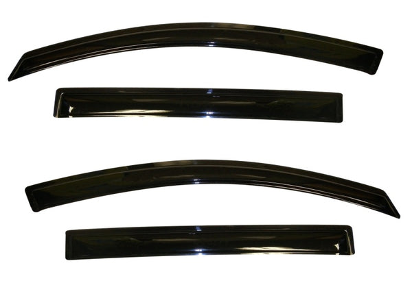 AVS Ventvisor Outside Mount Window Deflectors (Smoke) 4pc for 20112016 Kia Sportage