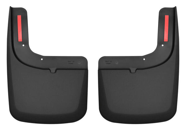Husky Liners Front Mud Guards for 2017 Ford F-250 / F-350 Super Duty (Black, with Flares)