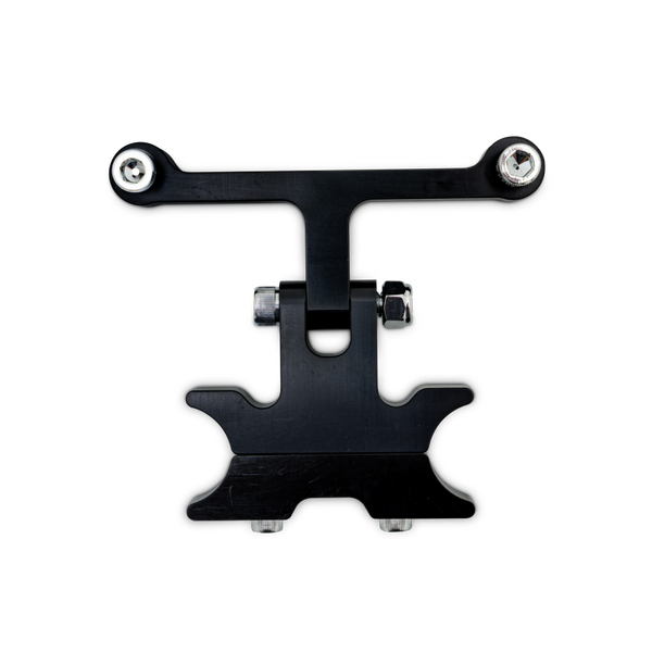 Burly Brand H-D Speedo Relocation Kit - Black for T-Bar Setups