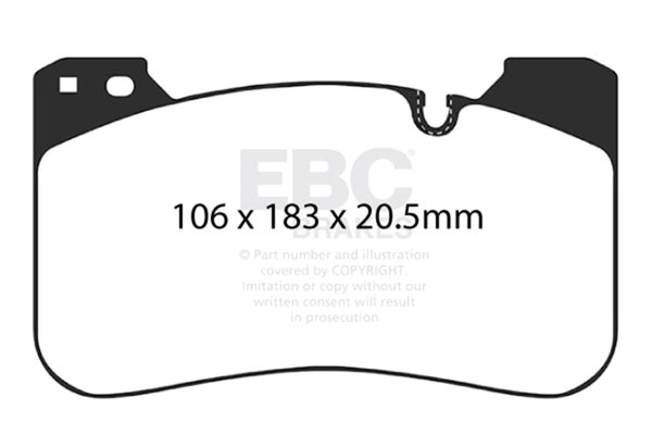 EBC Bluestuff Front Brake Pads for 2018+ BMW M5 F90