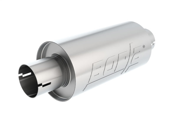 Borla S-Type Muffler 2.5in Inlet/Outlet, 5in Round x 10in Notched