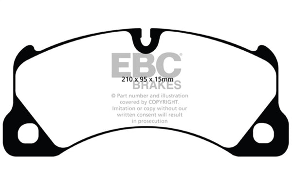 EBC Redstuff Front Brake Pads for 2010+ Volkswagen Touareg 3.0 Supercharged Hybrid