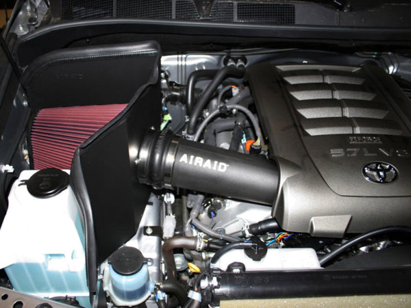 Airaid Cold Air Intake System - Dry Red Media for 2007-2014 Toyota Tundra/Sequoia 4.6L/5.7L V8