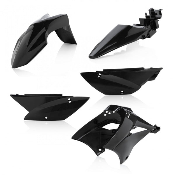 Acerbis Plastic Kit Black for Kawasaki KLX110 / KLX110L