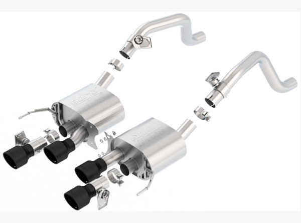 Borla C7 Corvette Stingray 2014-2018 Axle-Back ATAK Exhaust - Dual 2.75in Out, 4.25in Tip