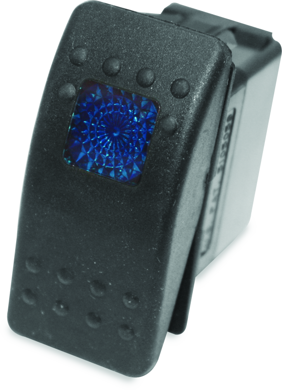 DragonFire Racing LED Rocker Switch - On/Off with Blue Light