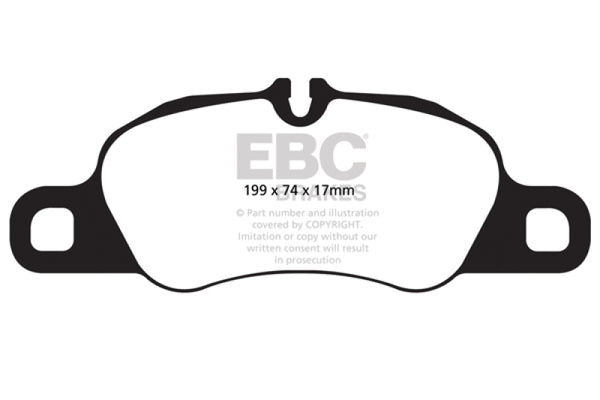 EBC Redstuff Performance Brake Pads for Porsche 911 (997) 3.6 Carrera 2 (09-12)