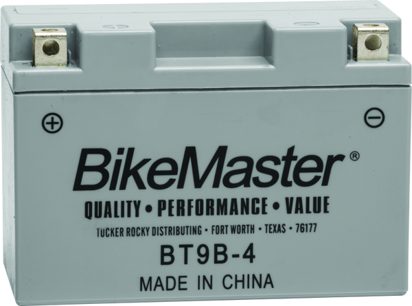 BikeMaster BT9B-4 Sealed Motorcycle Battery
