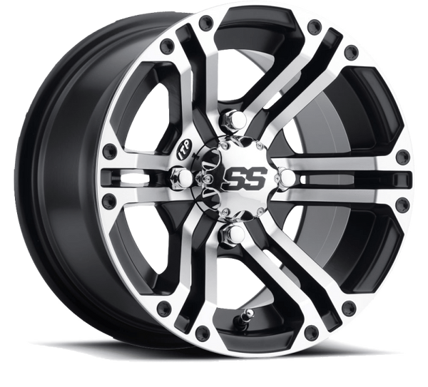 ITP SS 212 12x7 / 4x110 BP / 5+2 Offset Machined Wheel