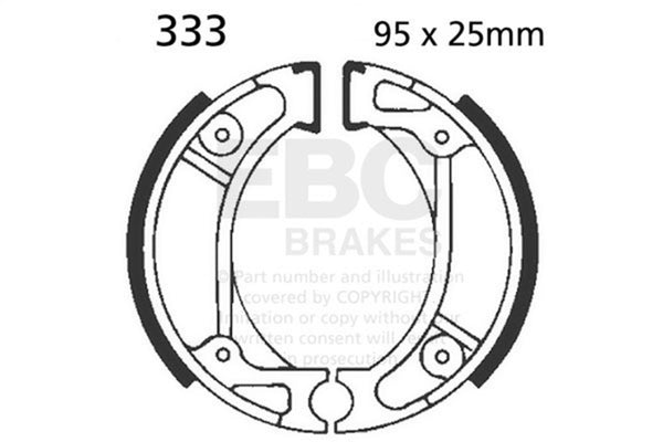 EBC 14-23 Honda CFR 125 F Rear Left FA-SFA-TT-X Brake Pads