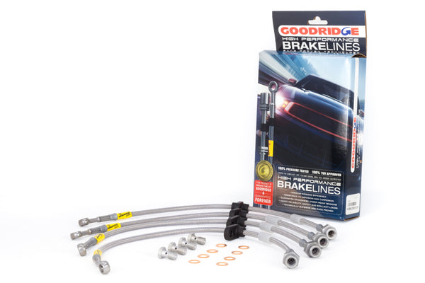 Goodridge Stainless Steel Brake Lines for 98-00 Honda Accord (Rear Disc)