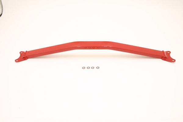 BMR Red Strut Tower Brace for 05-14 Ford Mustang V8 with Plenum Cover