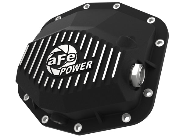 aFe POWER PRO Series Rear Differential Cover for 2021-2025 Ram 1500 TRX Hemi V8 6.2L - Black with Machined Finish