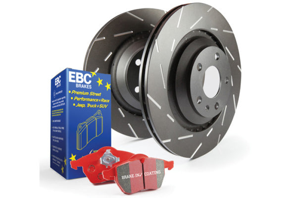 EBC S4 Brake Pad and Rotor Kit - Slotted