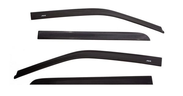 AVS In-Channel Ventvisor Window Deflectors - Smoke - 4pc - Nissan Frontier Crew Cab (2022)