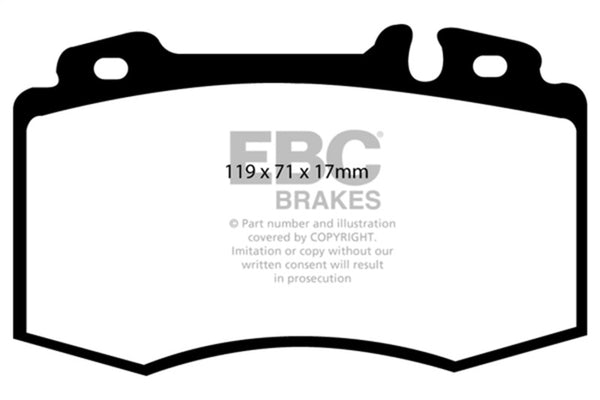 EBC Bluestuff NDX Brake Pads for 02-04 Mercedes-Benz C32 AMG (W203) 3.2 Supercharged