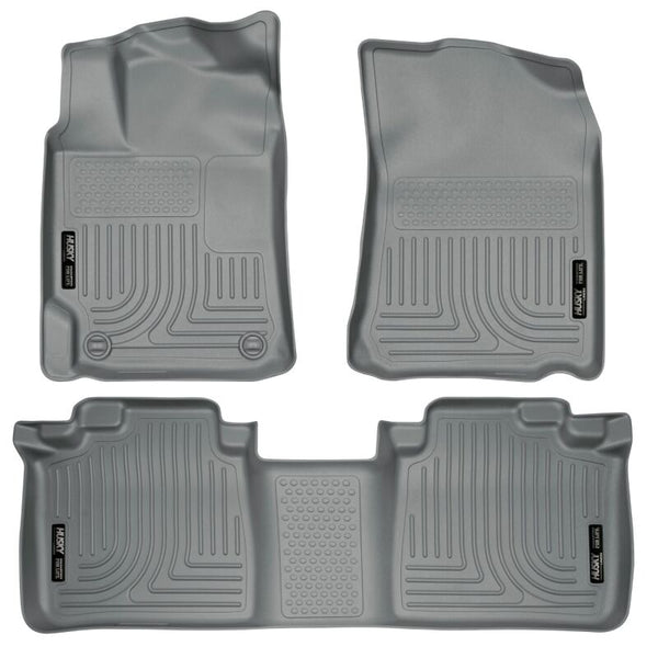 Husky Liners WeatherBeater Combo Gray Floor Liners for 07-11 Toyota Camry (2nd Row One Piece)
