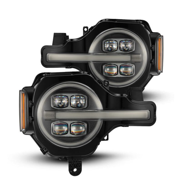 AlphaRex NOVA LED Projector Headlights (Black) for 20212024 Ford Bronco