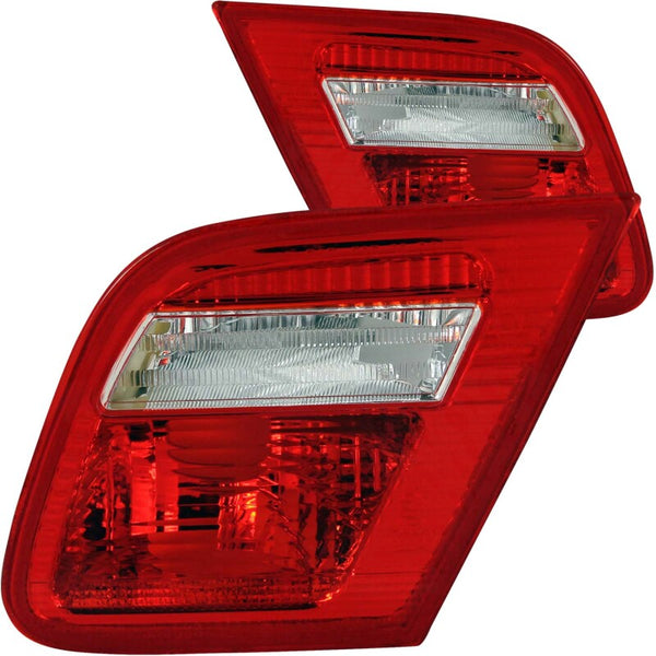 ANZO Red/Clear Inner Tail Lights (Pair) for 2000-2003 BMW 3 Series E46 (2 Door)