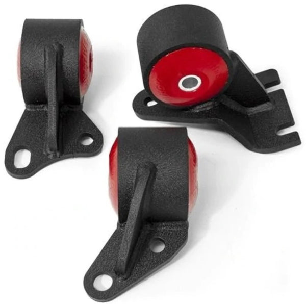 Innovative Black Steel Engine Mounts for 88-91 Civic D-Series with 75A Bushings (Cable)