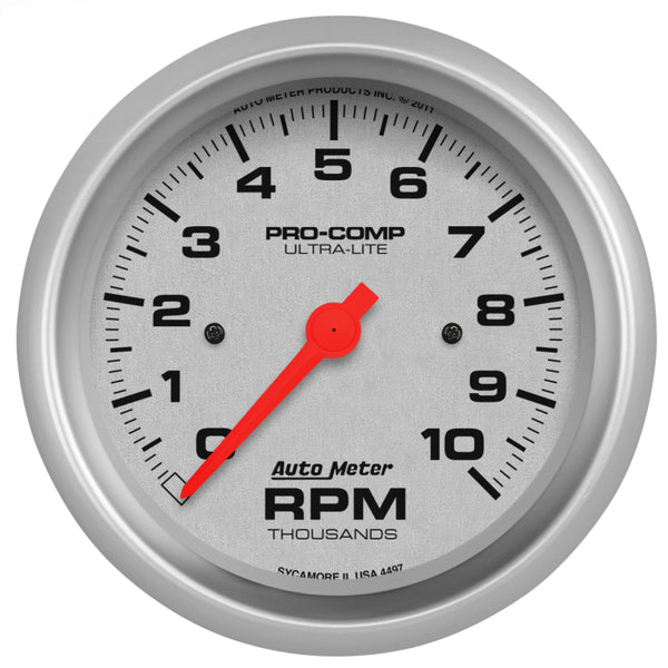 AutoMeter Ultra-Lite In-Dash Tachometer 87.5mm 10,000 RPM