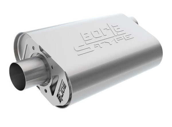 Borla CrateMuffler LS3 ATAK 2.5in Offset/Offset 14inx4.35inx9in Muffler