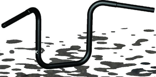 Burly Brand Ape Hanger 12in - Black