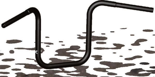 Burly Brand 12in Black Ape Hanger Handlebars