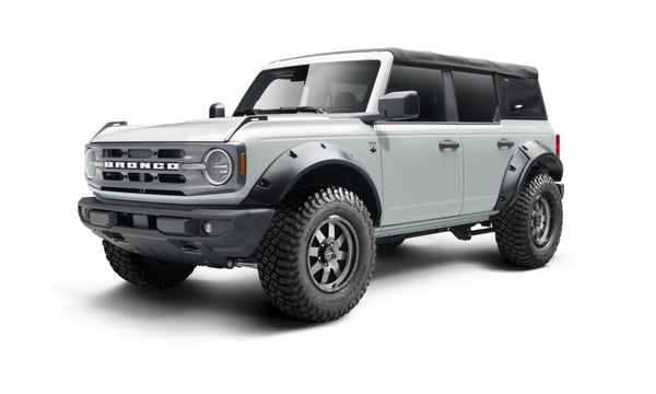 Bushwacker Pocket Style Fender Flares for 2021+ Ford Bronco 4-Door - Black (4pc)