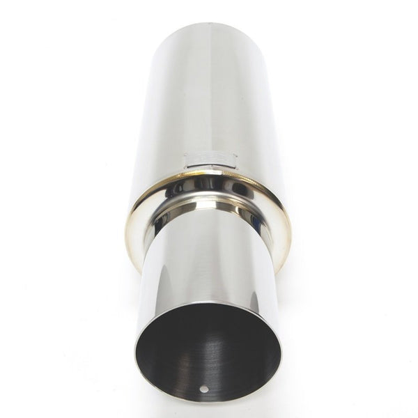 BLOX Racing 60.5mm Street Muffler with Straight Tip