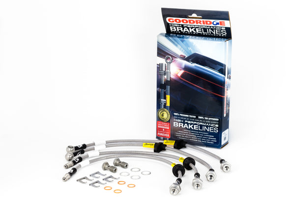 Goodridge Stainless Steel Brake Line Kit for 15-18 Ford Focus RS (RS MK3 Only)