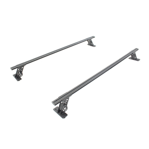 Go Rhino XRS Cross Bars Kit for 15-22 Ford F-150 & 07-21 Toyota Tundra - Textured Black